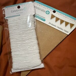 White Twine and Craft Blank Banner Set
